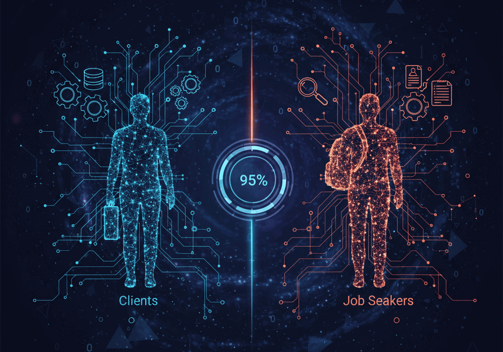 Featured image for 95% Intent Classification: How We Trained AI to Separate Clients from Job Seekers