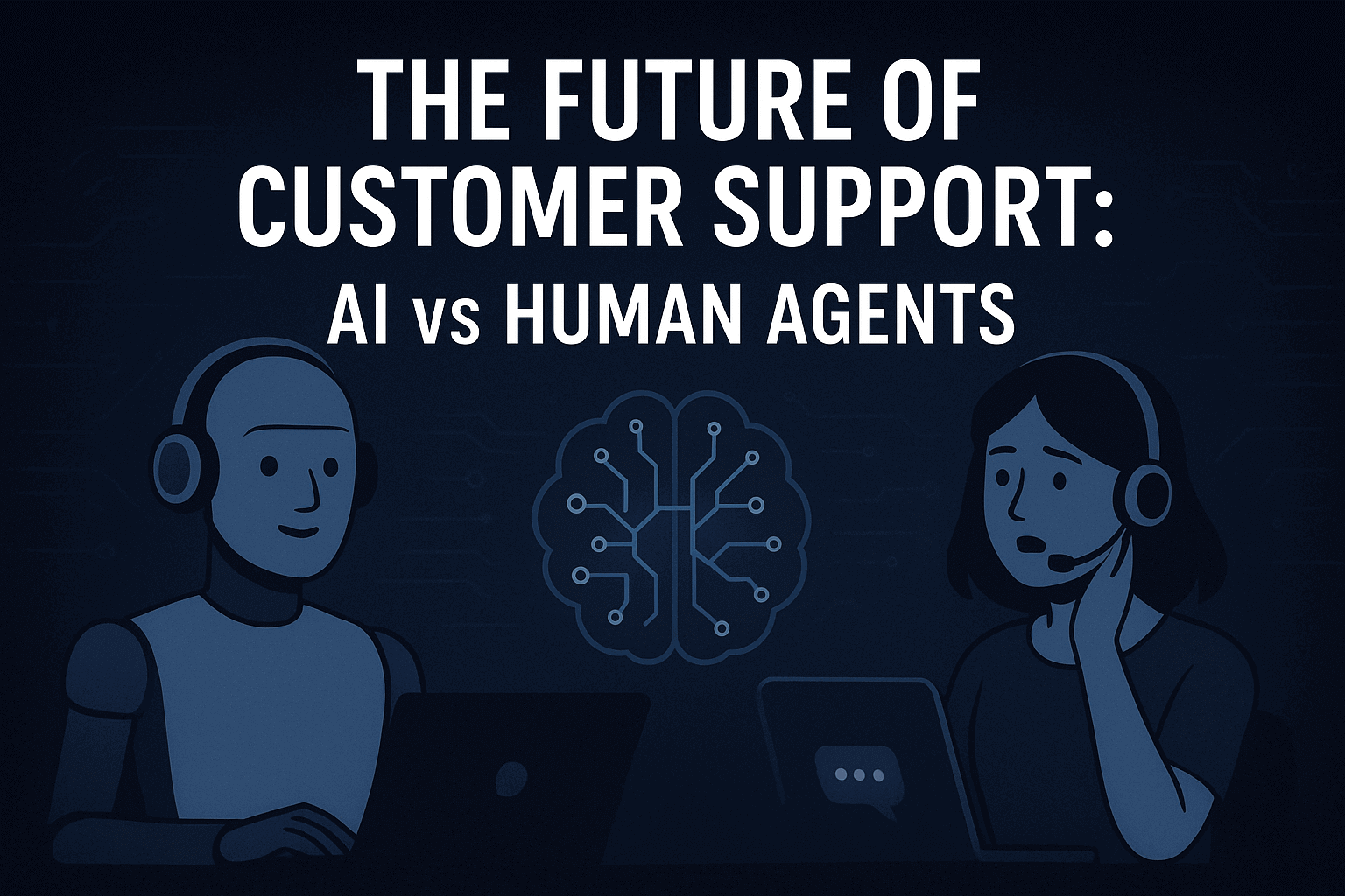 Featured image for The Future of Customer Support: AI vs Human Agents