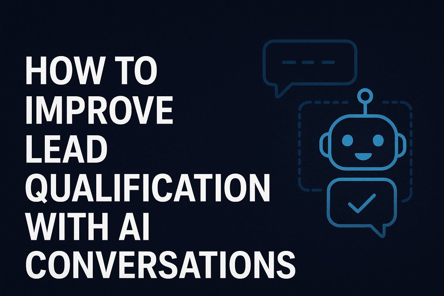 Featured image for How to Improve Lead Qualification with AI Conversations